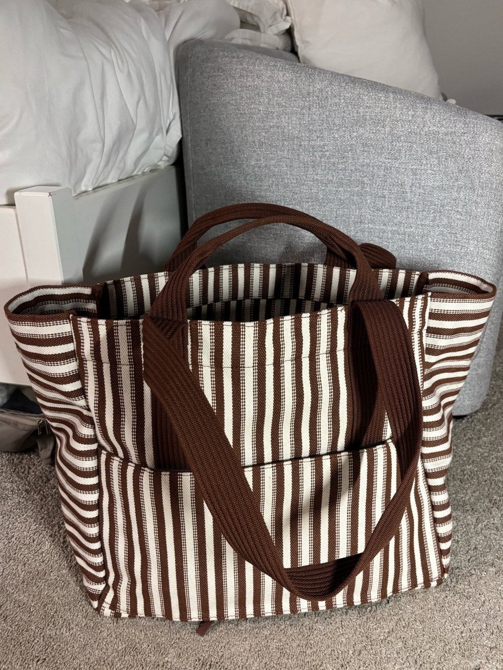 Ships today! Beis Vacation Tote Maple